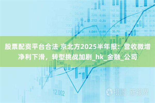 股票配资平台合法 京北方2025半年报：营收微增净利下滑，转型挑战加剧_hk_金融_公司